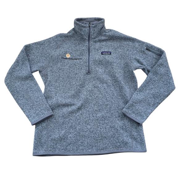 Patagonia Women’s Better Sweater 1/4 Zip Gray, Size Large - Picture 1 of 7